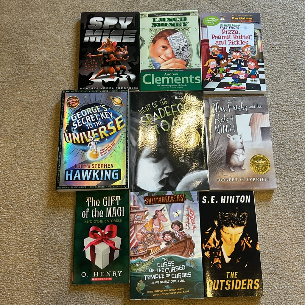 9 Brand New Kids Chapter Books